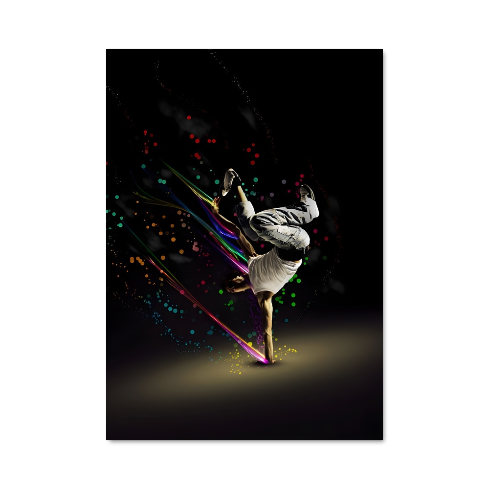 Poster Breakdance Électrique